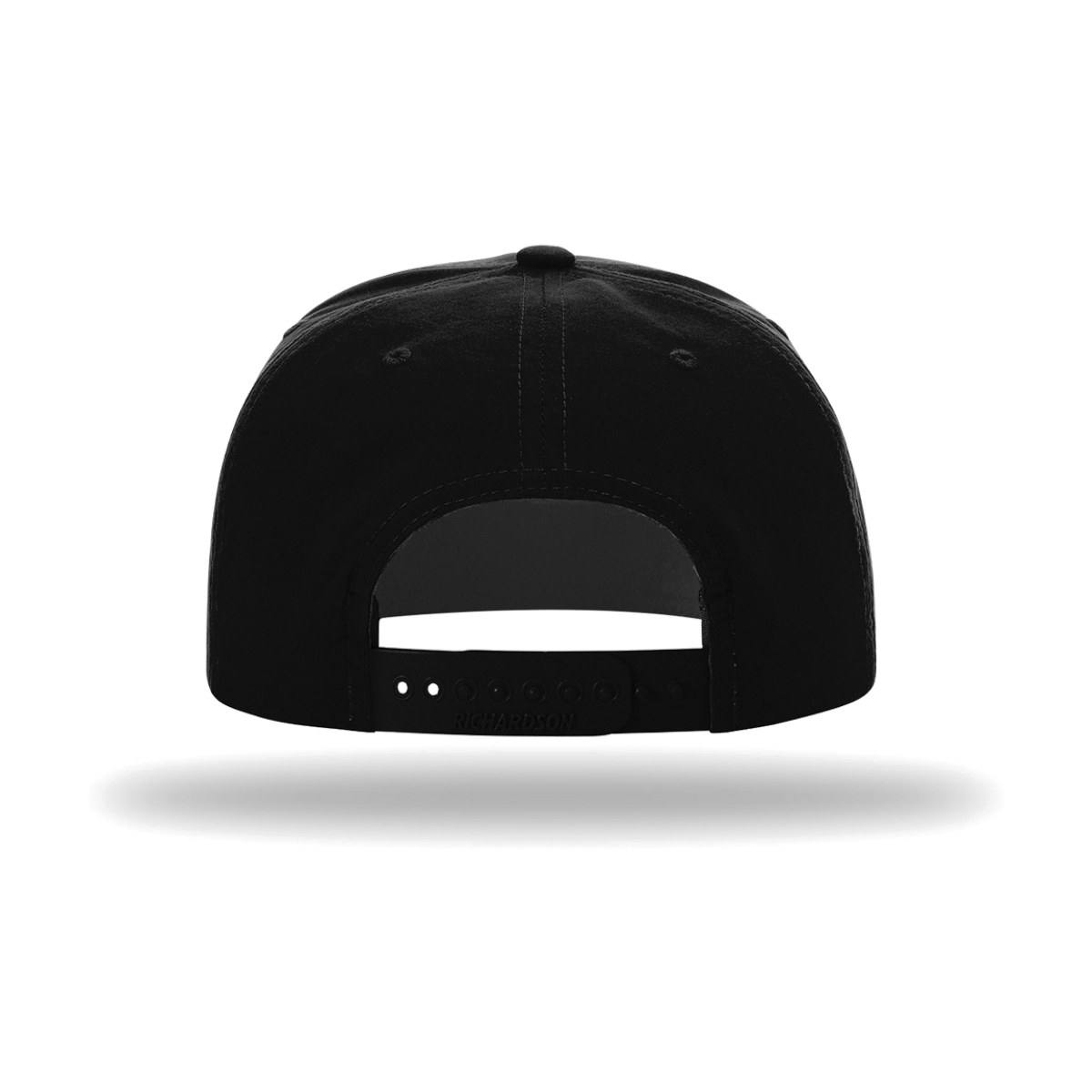 Gramps Hat in Black/Black, back view